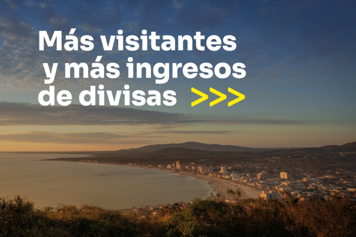 En 2025, los ingresos por divisas del turismo en Uruguay crecieron m&aacute;s de un 16 %, alcanzando U$U 2.040 millones