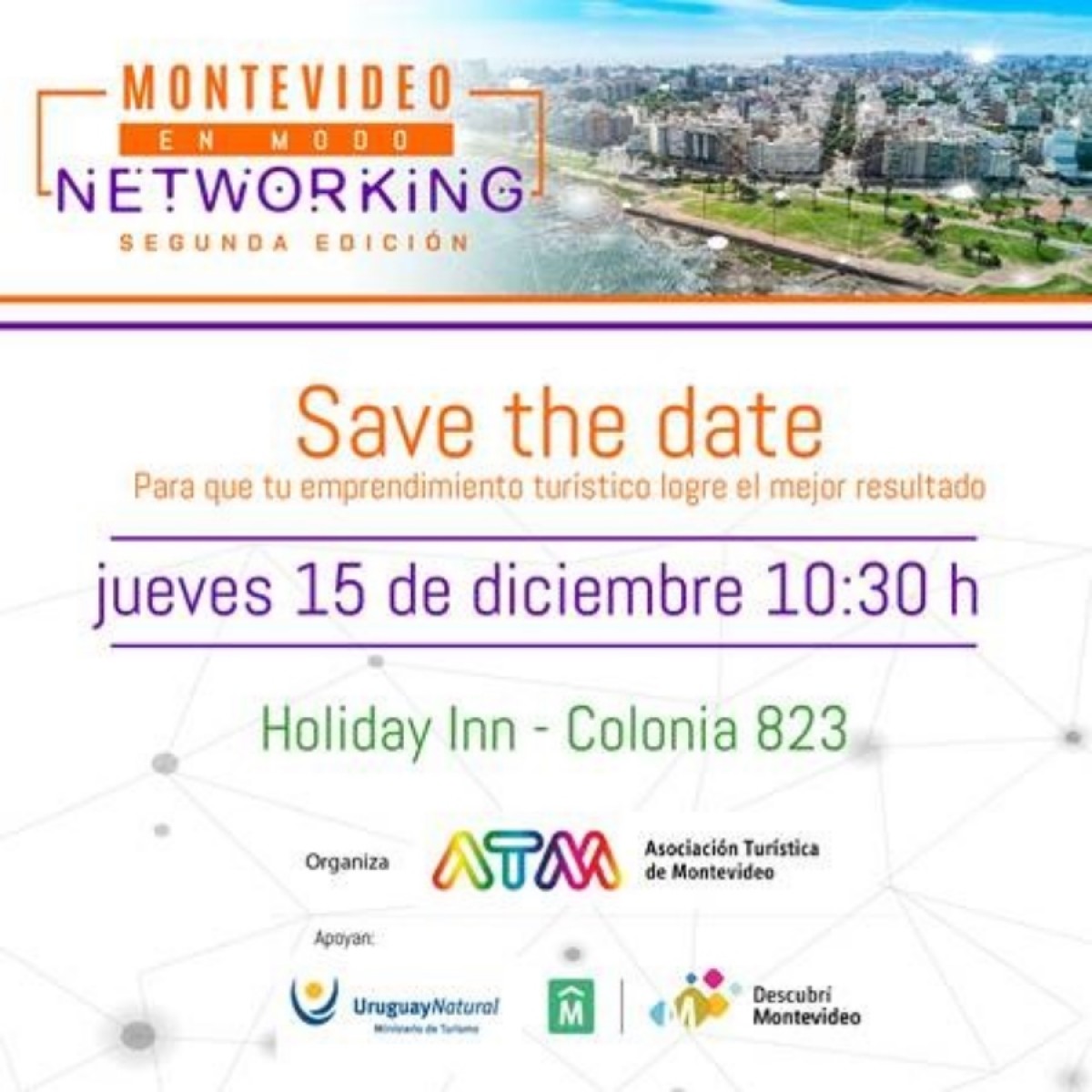 La Asociación Turística de Montevideo invita a segundo Newtorking