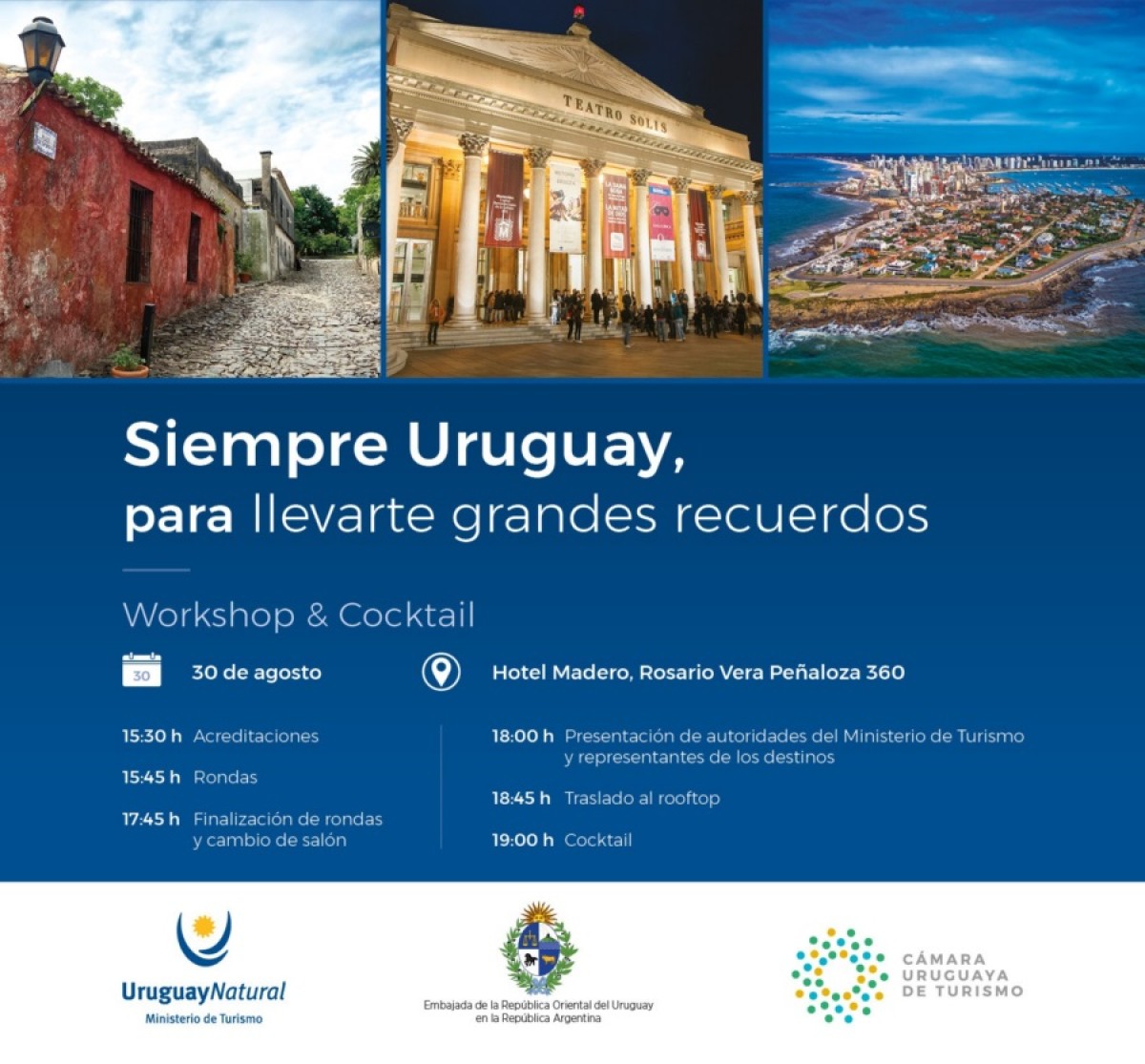 Siempre Uruguay tendrá lugar el martes 30 en Buenos Aires