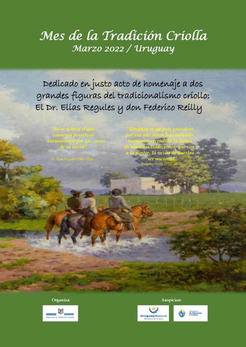 Marzo es el Mes de la Tradición Criolla