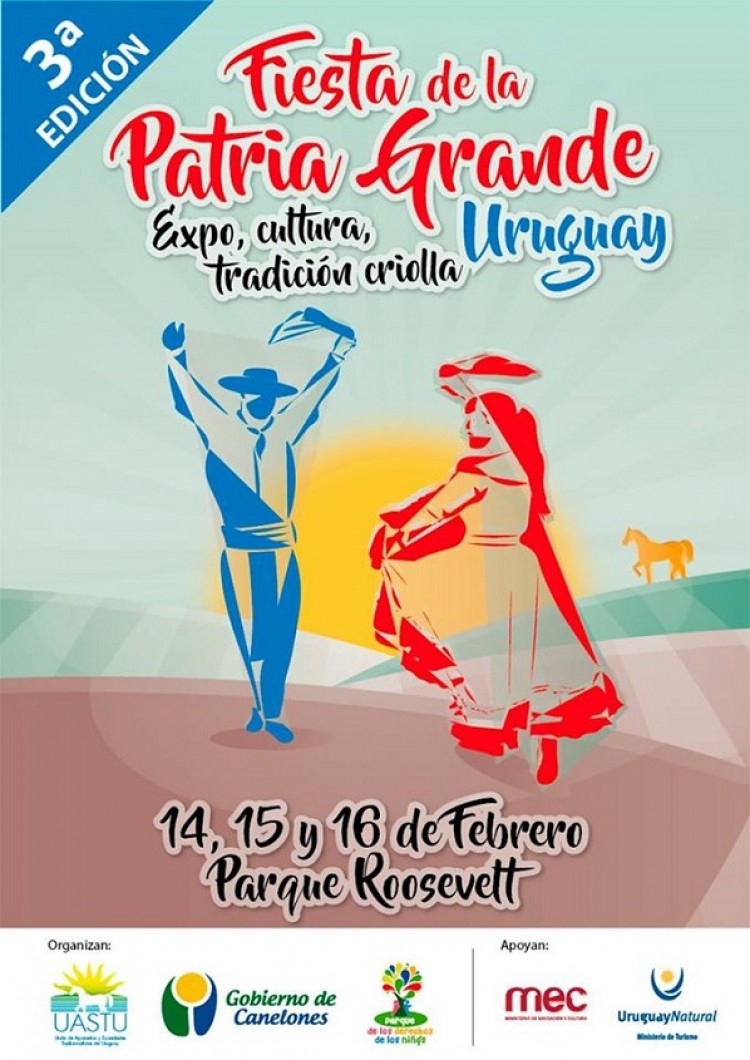 La Fiesta de la Patria Grande del 14 al 16 de febrero