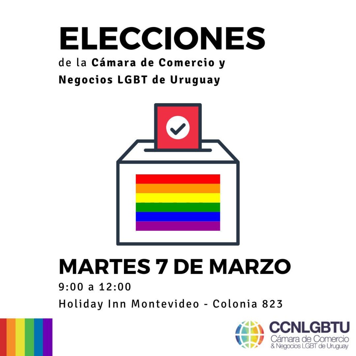 La Cámara de Comercio &amp; Negocios LGBT de Uruguay celebró elecciones