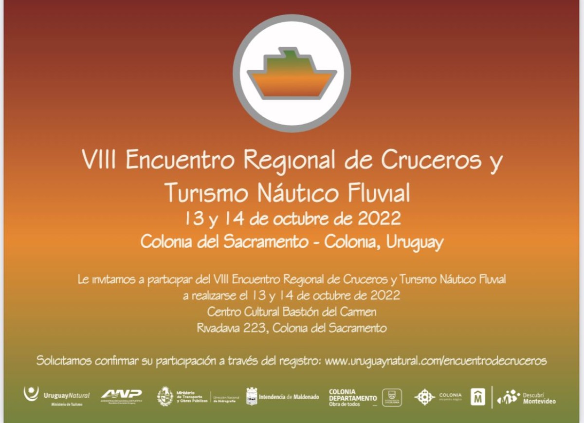 Colonia recibe el VIII Encuentro Regional de Cruceros y Turismo Náutico Fluvial
