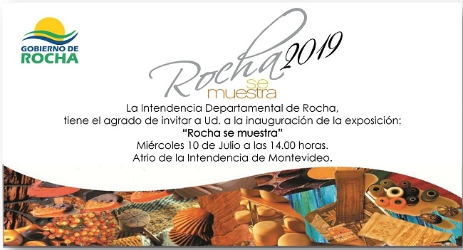 Desde este lunes Rocha se muestra en el Atrio de la Intendencia de Montevideo