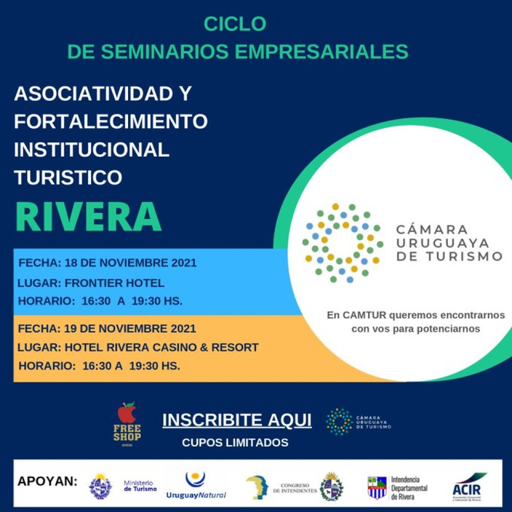 CAMTUR organiza capacitación en Rivera