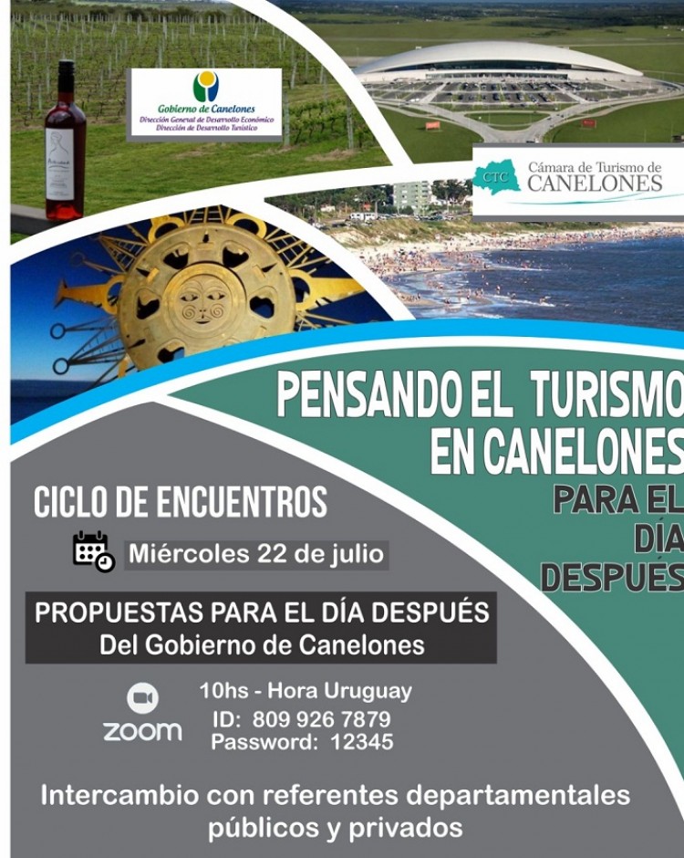 3er. Encuentro Ciclo Pensando el Turismo en Canelones &ldquo;para el d&iacute;a despu&eacute;s&rdquo;, mi&eacute;rcoles 22
