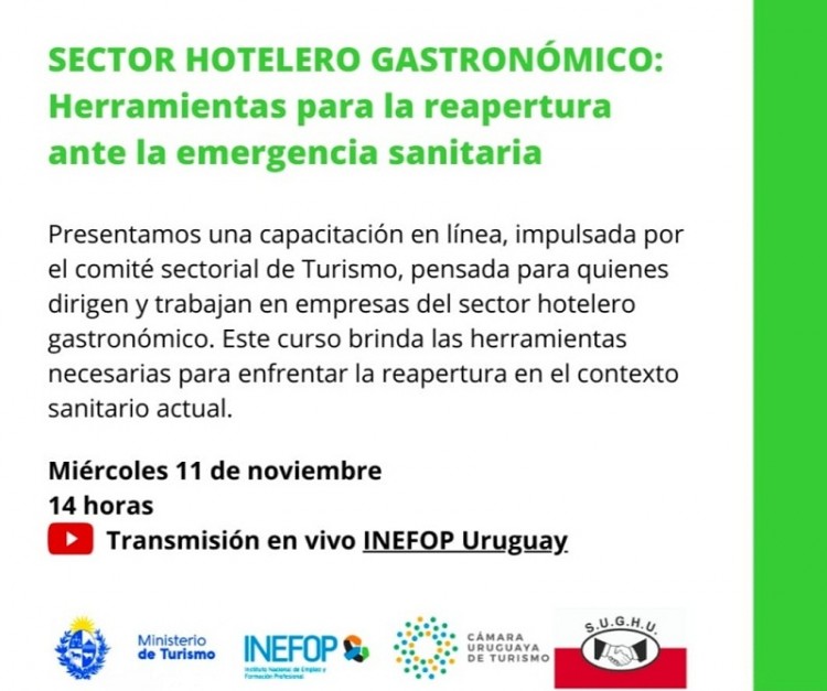 INEFOP capacita al sector hotelero gastron&oacute;mico