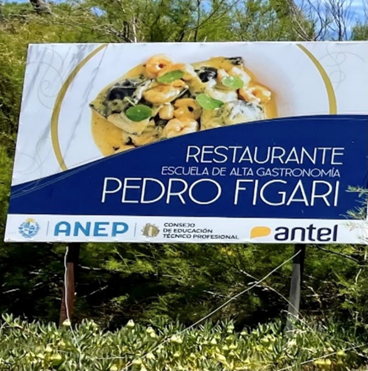 Parador Figari - profesores que se ocupan de la gestión y docentes referentes que enseñan la práctica final a los alumnos que trabajan por adquirir experiencia. (Foto de autora, 2021)