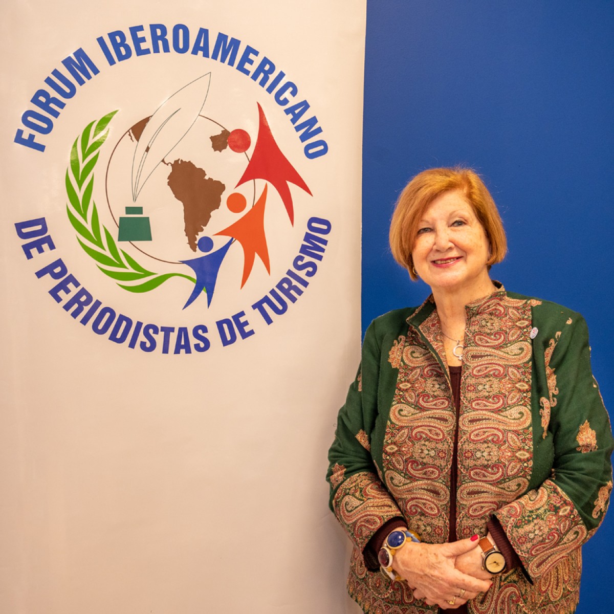 María Shaw, presidente del Fórum Iberoamericano de Periodistas de Turismo (FIPETUR) (Foto Leonardo Correa)
