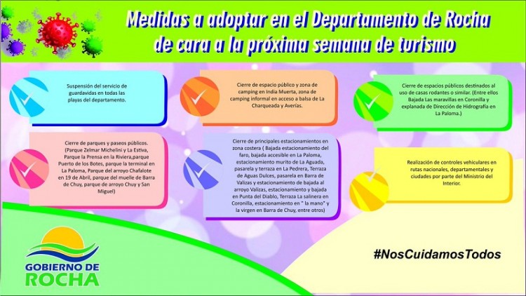 Gobierno de Rocha anuncia medidas para desestimular la presencia de visitantes