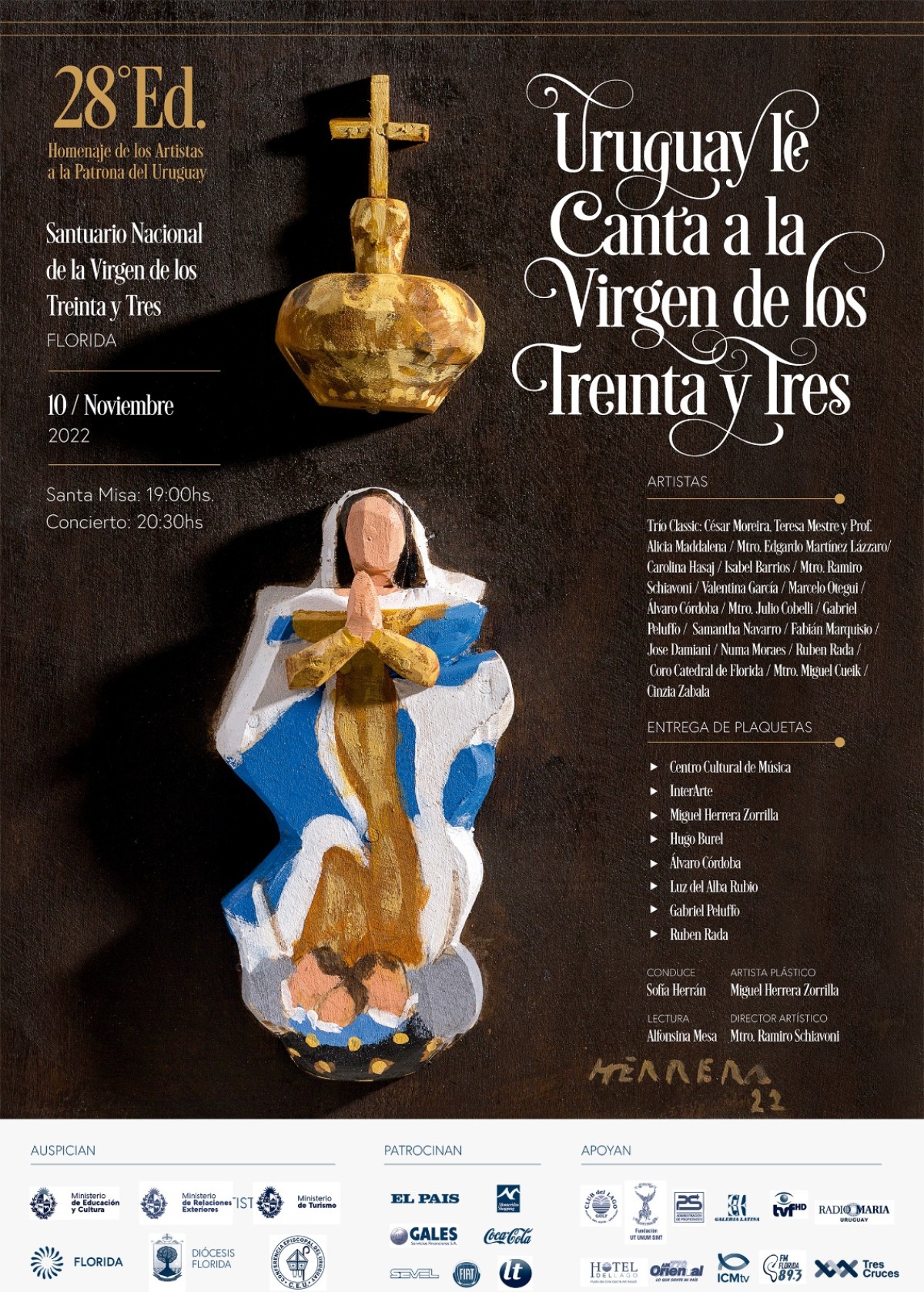 Uruguay le canta a la Virgen de los Treinta y Tres