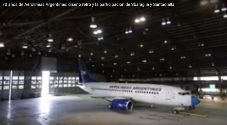 Aerol&iacute;neas Argentinas festeja sus 70 a&ntilde;os con est&eacute;tica retro