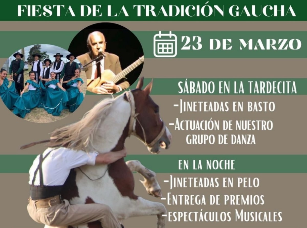 La Agrupación Criolla Santiago Chalar los invita a la Fiesta de la Tradición Gaucha